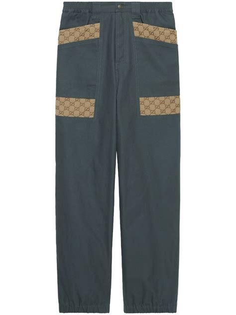 well made fake gucci pants|gucci monogram pattern.